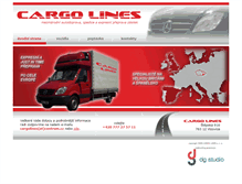 Tablet Screenshot of cargolines.cz
